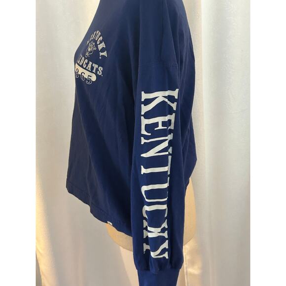 ‘47 UK University Kentucky Women's Wildcats Cropped LS Shirt - Picture 4 of 5